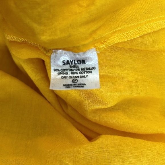 SAYLOR Adrianne Ruffle-Sleeve Yarn Dye Stripe Mini Dress Size Small - Picture 8 of 10